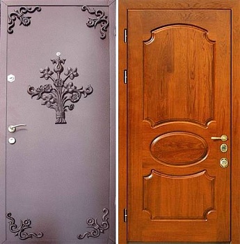 Дверь с ковкой СК-761